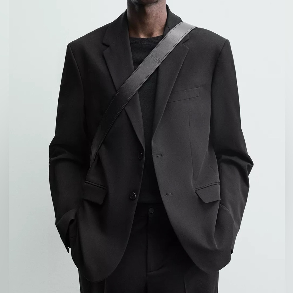 Zara Men's Black Blazer